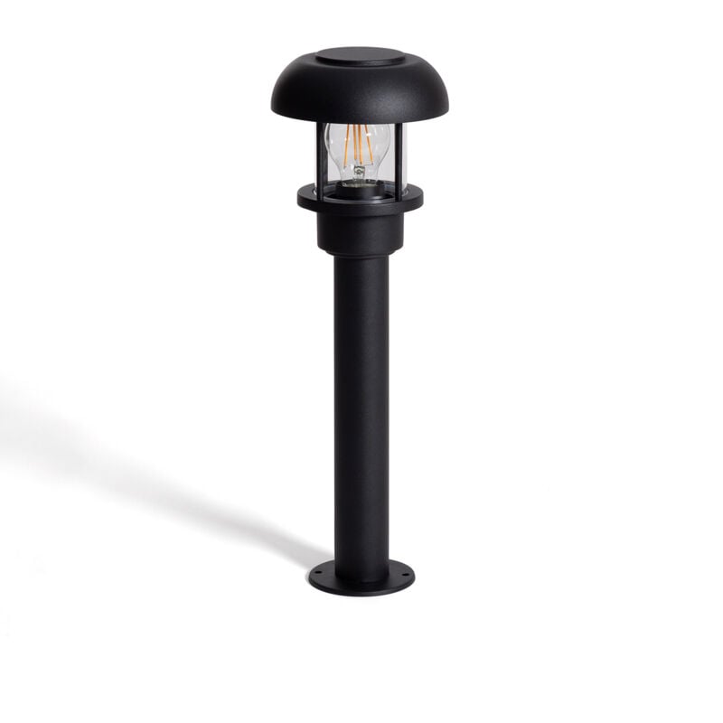Balise sur Pied Extérieure Aluminium 50cm Graham Noir