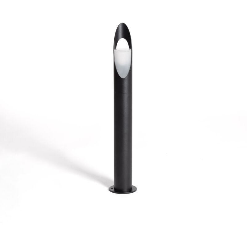Ledkia - Balise sur Pied Extérieure Aluminium 60cm Oblong Noir