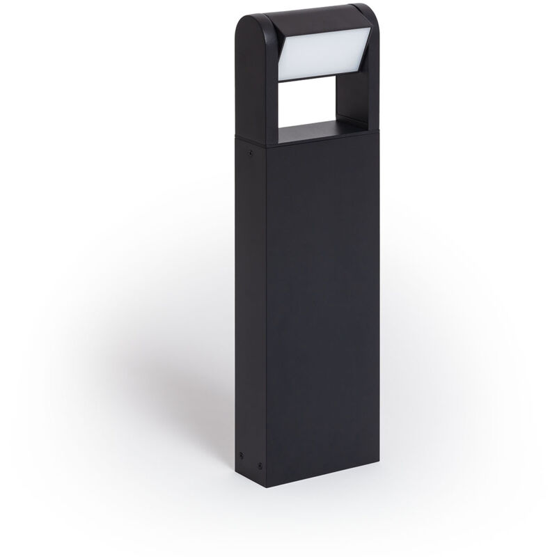 Balise sur Pied Extérieure LED 6W 50cm Aluminium Melbor Noir Noir