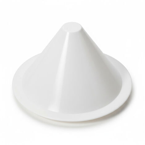 Balise tronconique blanche