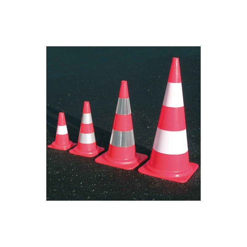 Signaletique.biz France - Balise d'alignement K5A – 2 bandes – Hauteur 500 mm – 1.1 kg
