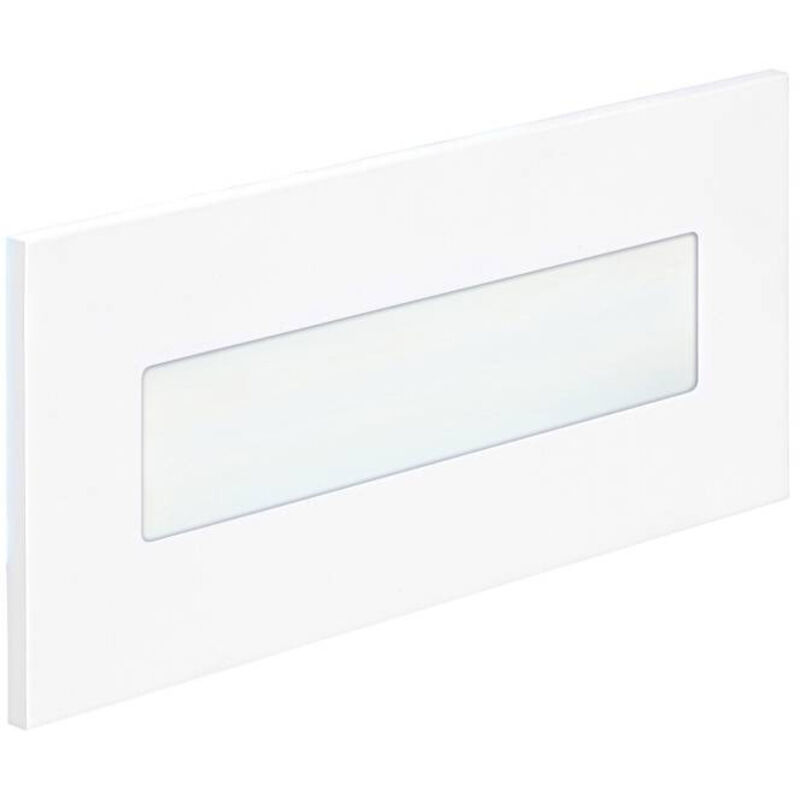 Aric - applique murale encastrée baliz 3 - a led - 2.7w - 4200k - blanc 50266 Aric - applique murale encastrée baliz 3 - a led - 2.7w - 4200k - blanc 50266