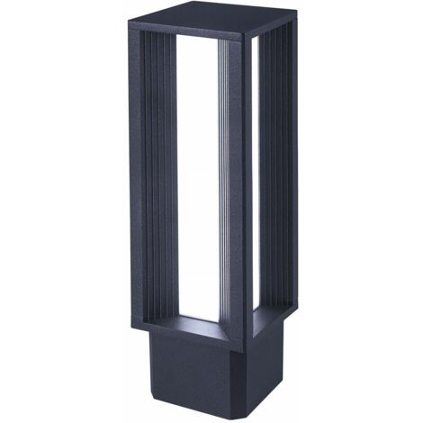Baliza AURA IP65 LED SMD 23W 3480lm(1630lm) CRI80 3000K 120º 400mm Negro