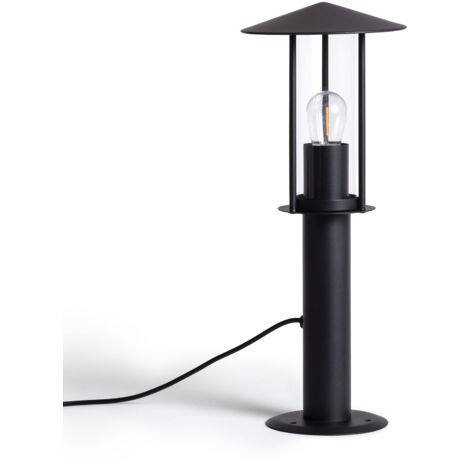 Baliza de Pie Acero Inoxidable Jojhe EasyFit 12V Negro