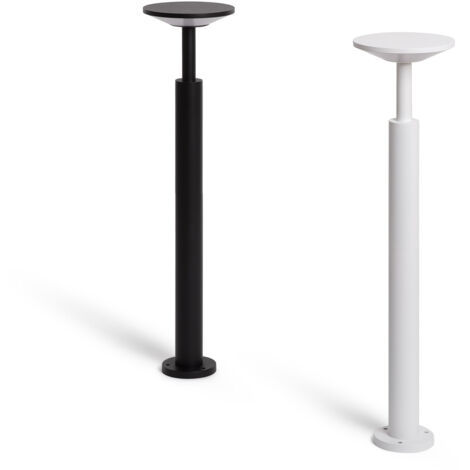 Baliza de Pie Exterior LED 18W Aluminio Lhasa 3000K L Blanco Blanco Cálido