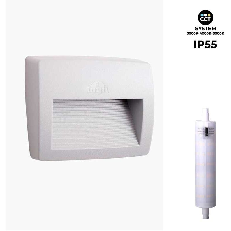 

Baliza de superficie LORENZA 190 R7S 8.5W | Blanco - Fumagalli