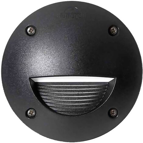 Baliza Empotrable LED FUMAGALLI "LETI 100" GX53 - 3W - IP66 - Negro