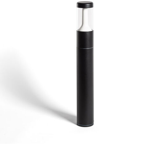 Baliza Exterior LED 65cm 10W Aluminio Mikaro Negro Negro Mate