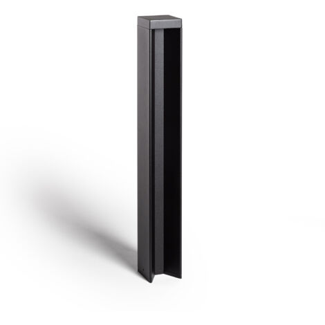 Baliza Exterior LED 65cm 11W Aluminio Renald Negro Negro