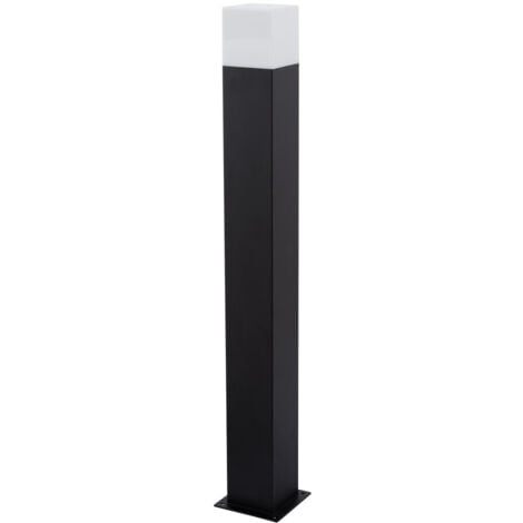 Baliza Exterior Superficie Pie 74cm Augusta Negra
