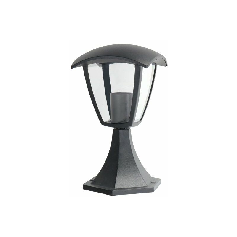 

Baliza Farol Negra para Exterior Jardín 1XE27 295mm IP44 Negro - Iluminashop