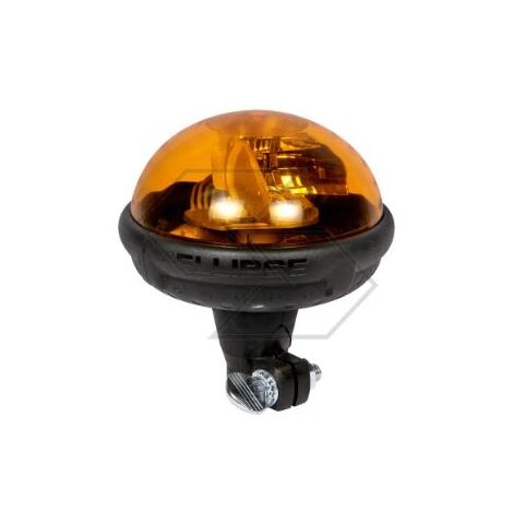 baliza giratoria elipse NEWGARDENSTORE 12V varilla flexible para tractor agrícola A28440