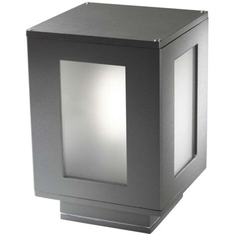 Baliza Ip44 Alfil E27 23W Gris Urbano