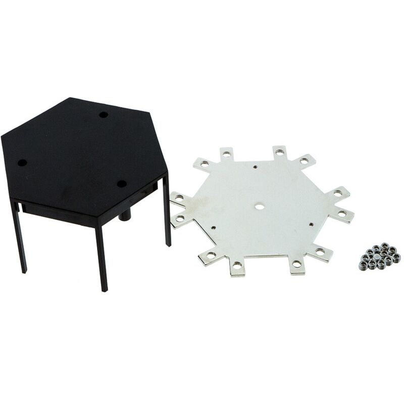 

Conector central 60º para lineal de suspensión LED Ref. B9010/B9020/B9030 | Negro