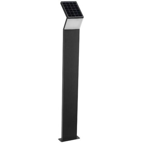 Baliza LED Solar 3W 3000K 100Lm con Sensor de Presencia y Crepuscular IP54