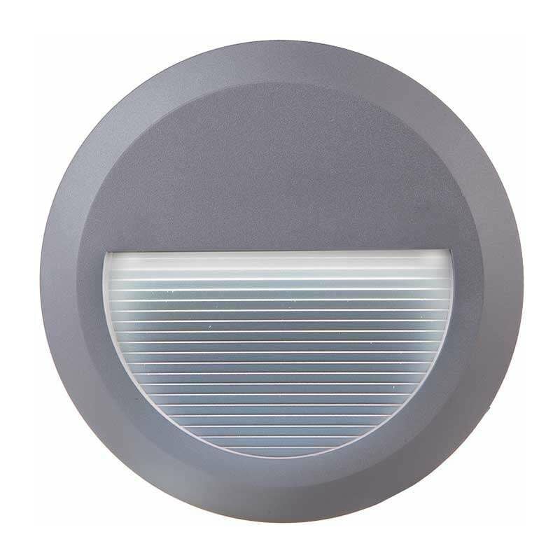 

Baliza Led Step Light Design Circular 2W 55° IP65 Gris Temperatura de color - 4000K Blanco natural