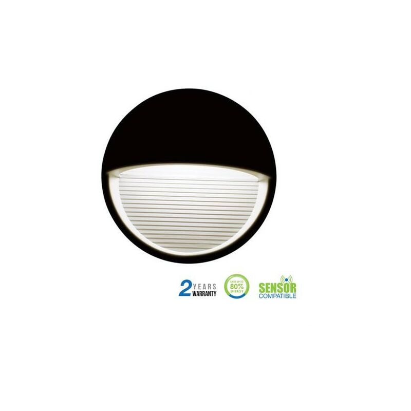 

Baliza Led Step Light Elegant Circular 3W 90° IP65 Negro Temperatura de color - 4000K Blanco natural
