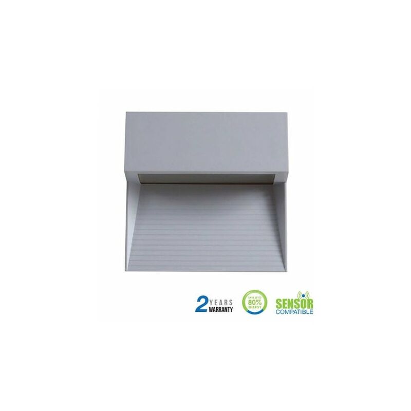 

Baliza Led Step Light Elegant Cuadrado 3W 90° IP65 Gris Temperatura de color - 3000K Blanco cálido