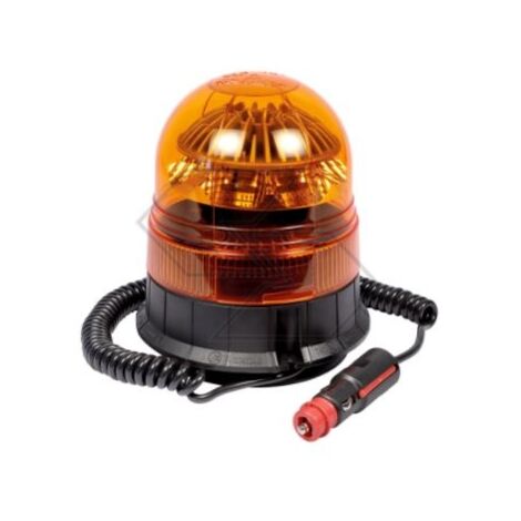 Baliza Led Vega NEWGARDENSTORE 10-30V base magnética ECE-R65 para tractor agrícola