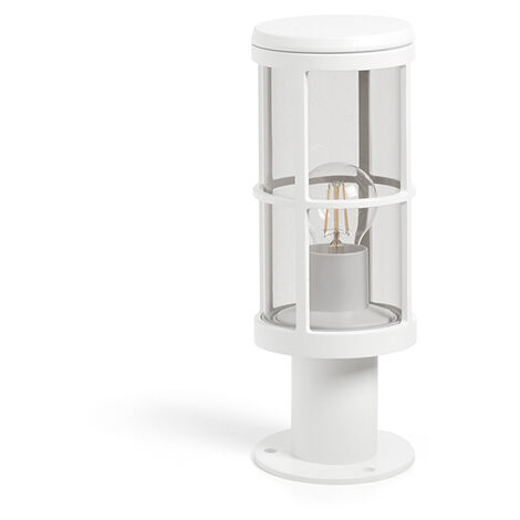 Baliza LUG IP54 E27 18W 350mm Blanco