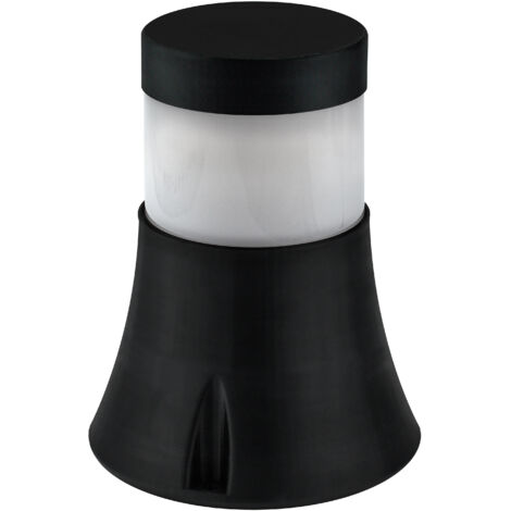 Baliza MIRCO Opal IP65 E27 11W 280mm Negro