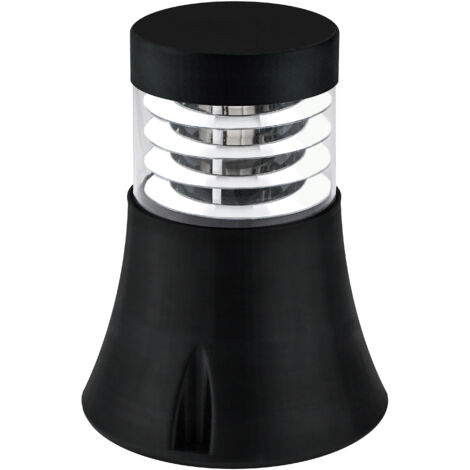 Baliza MIRCO Transparent IP65 E27 11W 280mm Negro
