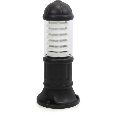 Baliza SAURO IP55 E27 30W 500mm Negro