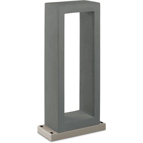 Baliza STONE IP65 LED COB 6W 400lm(240lm) CRI80 3000K 180º 535mm Concrete antracita