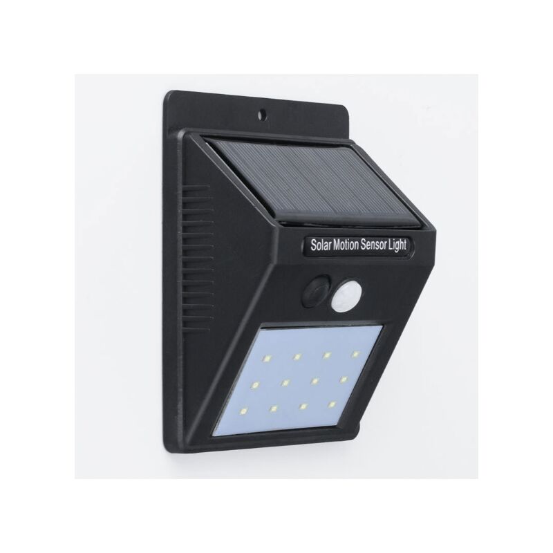 

Balizas solares LED - batería de litio, luz exterior resistente al agua, luz de pared de carga solar, blanco cálido 1pcs）