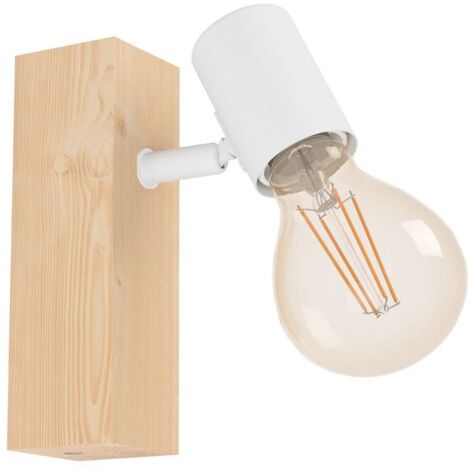 Balken/1 e27 eiche/weiss townshend 3 - eglo