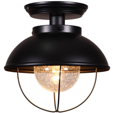 Balkon-, Ankleide- und Küchenleuchte im Retro-Industriestil mit 5-W-LED-Lampe in Warmweiß