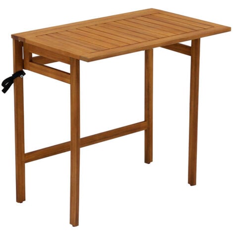 Schauer Balkonhängetisch 60x40 Cm Klappbar - Höhenverstellbarer Klapptisch Für Balkongeländer