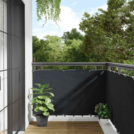 Balkon-Sichtschutz Anthrazit 90x500 cm Oxford-Gewebe