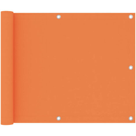 Balkon-Sichtschutz Orange 75x300 cm Oxford-Gewebe