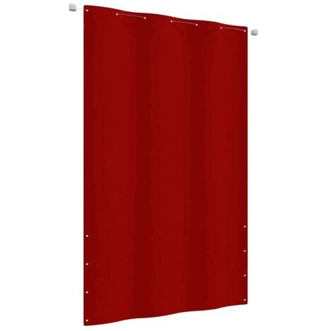 Balkon-Sichtschutz Rot 140x240 cm Oxford-Gewebe