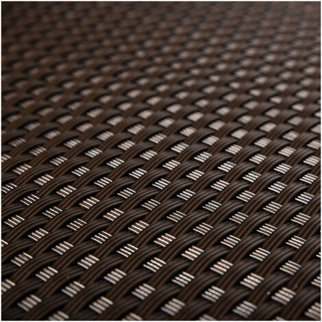 Balkonblende 0,9m Br. (Meterware) Sichtschutz aus PE-Rattan dunkelbraun