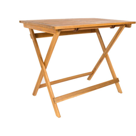 Balkontisch Akazie 80 x 60 cm Klapptisch SKARA