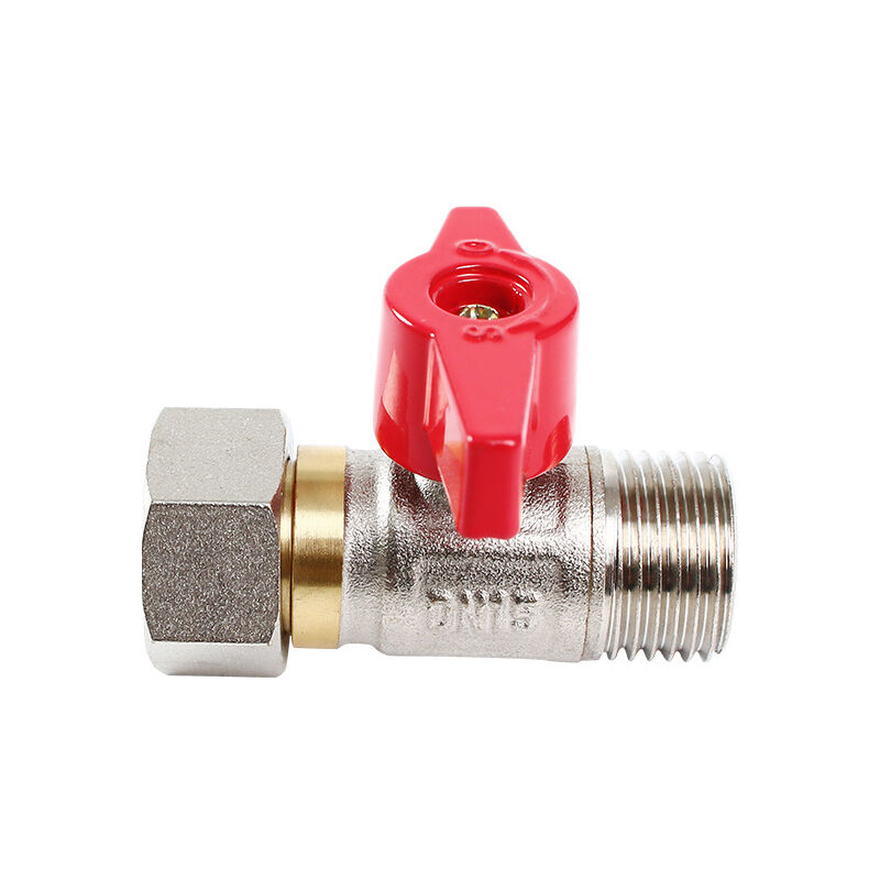 Image of Ball valve butterfly handle four-point brass&hellip;
