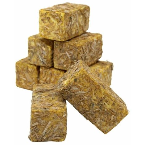 ROSSI-ROSA Balla Paglia cm 6x2, cm5x2,5 Set 8 pezzi Accessori per Presepe 11592