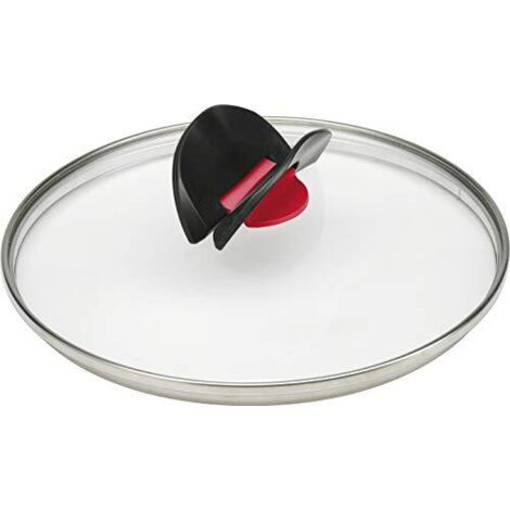 Ballarini Click&Cook Coperchio in Vetro, Alluminio, Trasparente, 24 cm