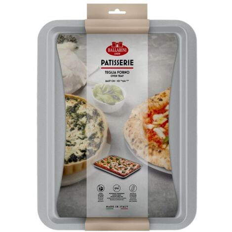 BALLARINI Teglia Rettangolare Bassa 26x37 cm Patissérie: Resistenza e Qualita' per Performance di Cottura Ottimali