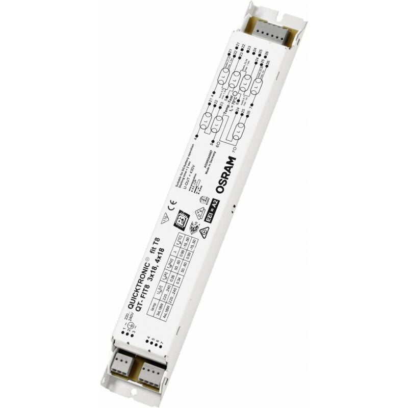 Ballast électronique (EVG) OSRAM 4008321294302 72 W (4 x 18 W)