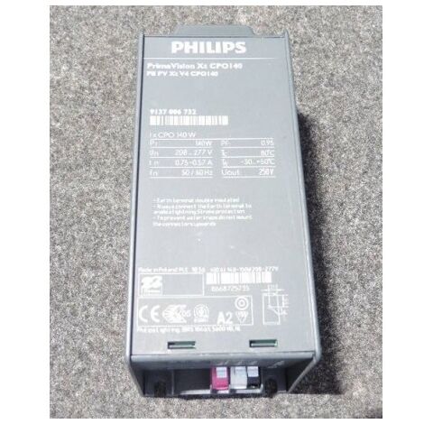 Ballast électronique HID pour 1 lampe à decharge 140W CPO 208-240-277V PrimaVision Xtreme CosmoPolis PHILIPS 198482