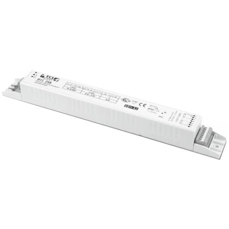 Ballast électronique linéaire multi-lampe 2x58W – Tension 200/240V – Fréquence 50/60Hz – Raccordement G13 – Pour luminaires de secours – Tci Led