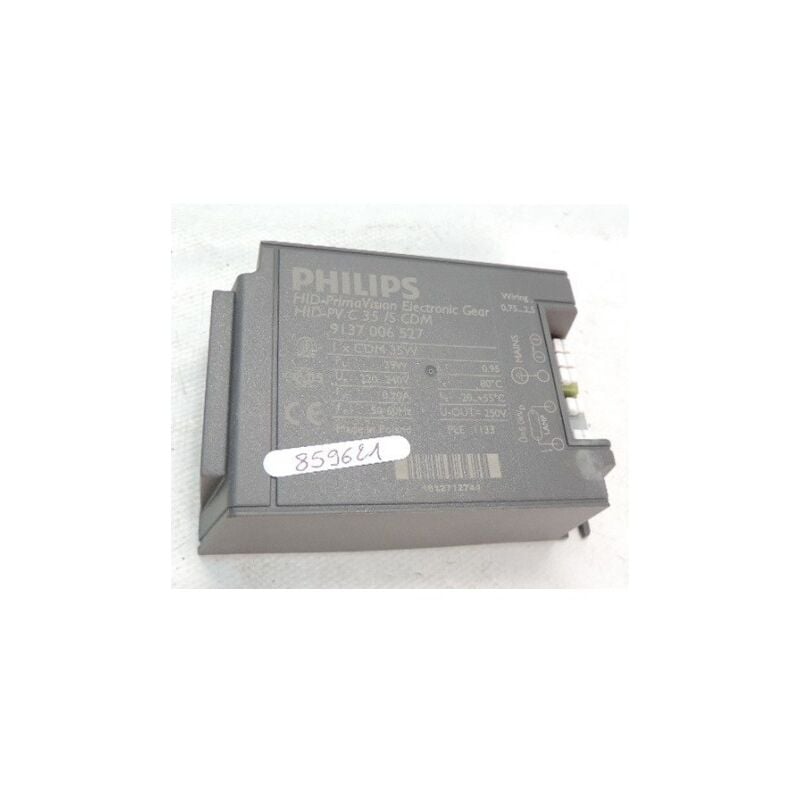 Ballast électronique pour lampe à décharge iodure cdm 35W 220-240V 50-60Hz hid-pv primavision Philips 859621