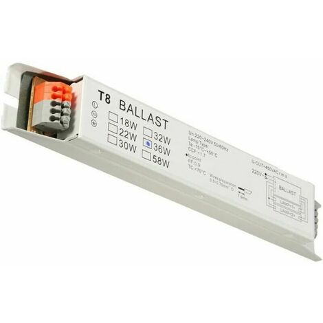 Ballast électronique T8 2x36W Tension largeur fluorescente start start énergétique de sauvegarde ballast lampe de la lampe DRIVE