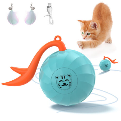 Balle à plumes pour chat