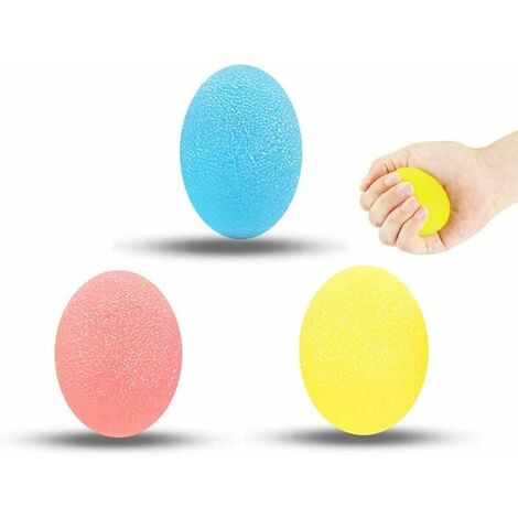 Balle anti-stress 3 pièces Hand trainer Balle anti-stress pour le renforcement des mains