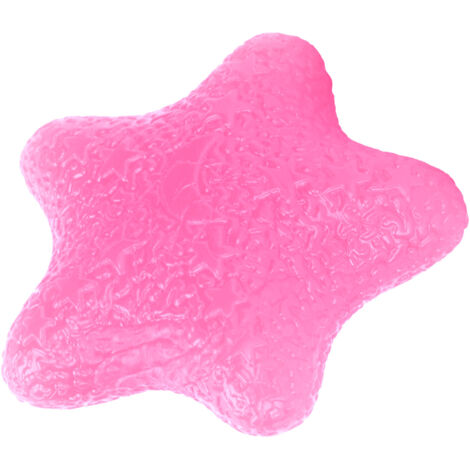 Balle anti-stress en forme d'étoile pour renforcement musculaire et récupération active - Rose
