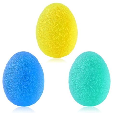 Balle Anti-Stress - Mixte - Lot de 3 - Dureté Différente - Réhabilitation - Soulagement du Stress